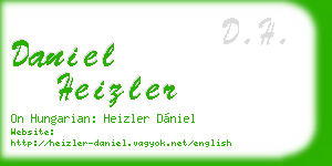 daniel heizler business card