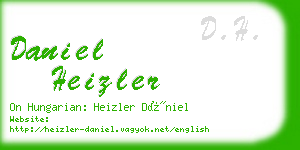 daniel heizler business card